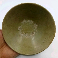 五代越窑玉壁底青瓷碗古瓷器收藏品