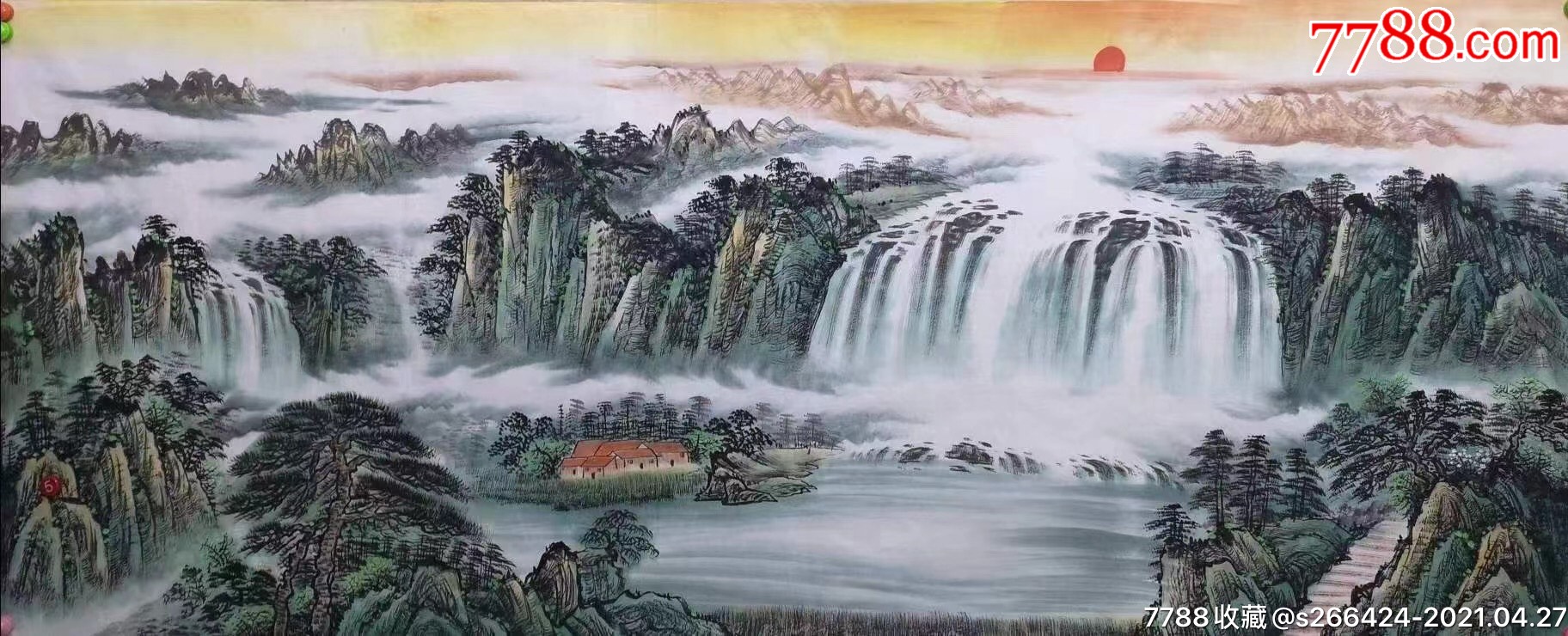 刘名杰(富水长流)_山水国画原作_第6张_7788字画网