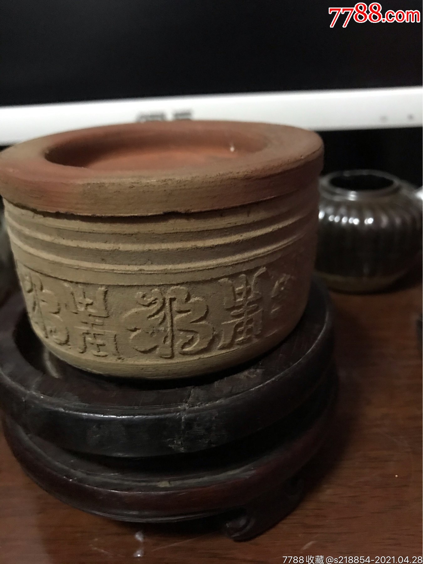 清代陶制蛐蛐罐