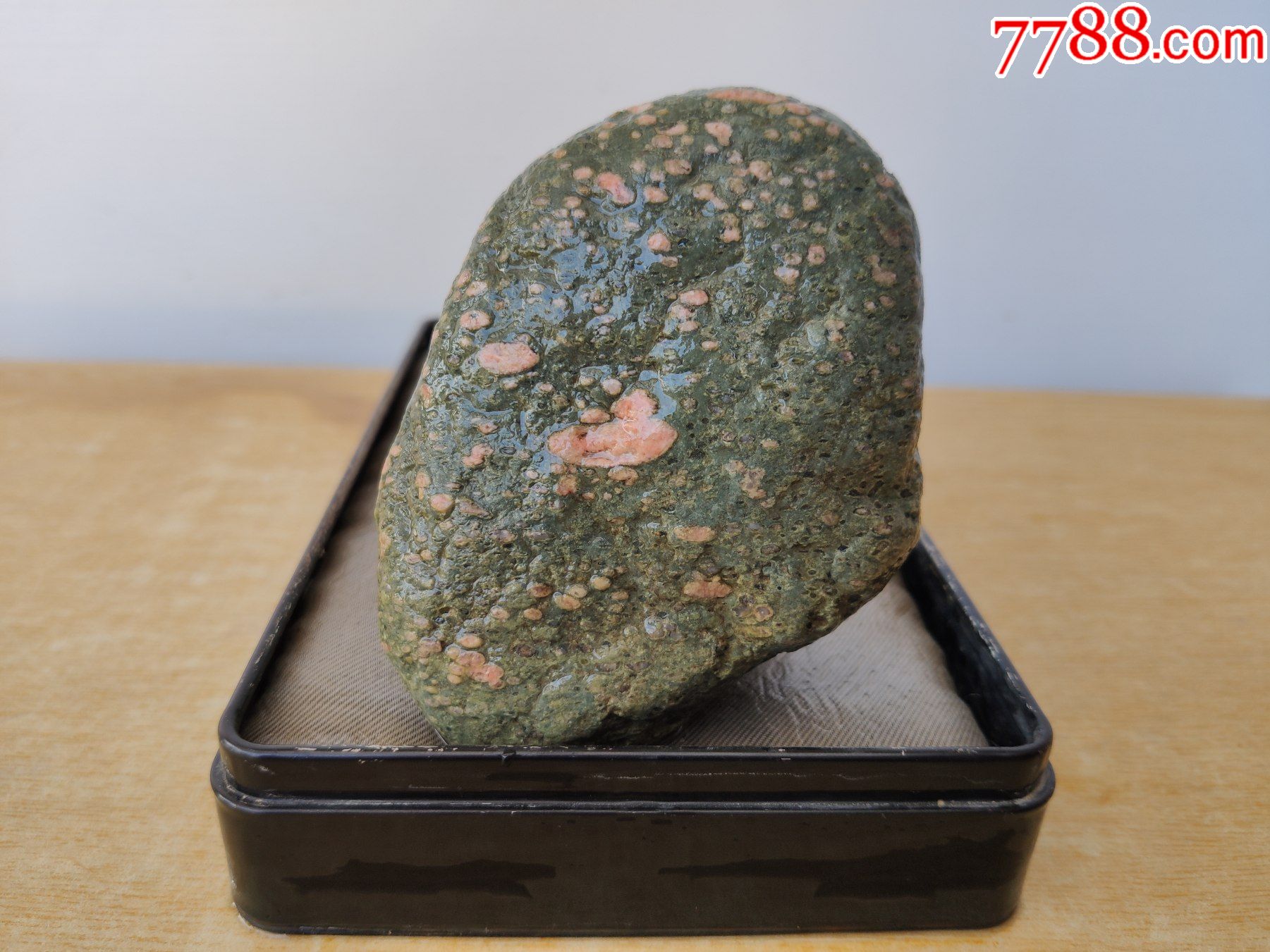 新进洛阳梅花石原石1862粉色梅花很艳丽