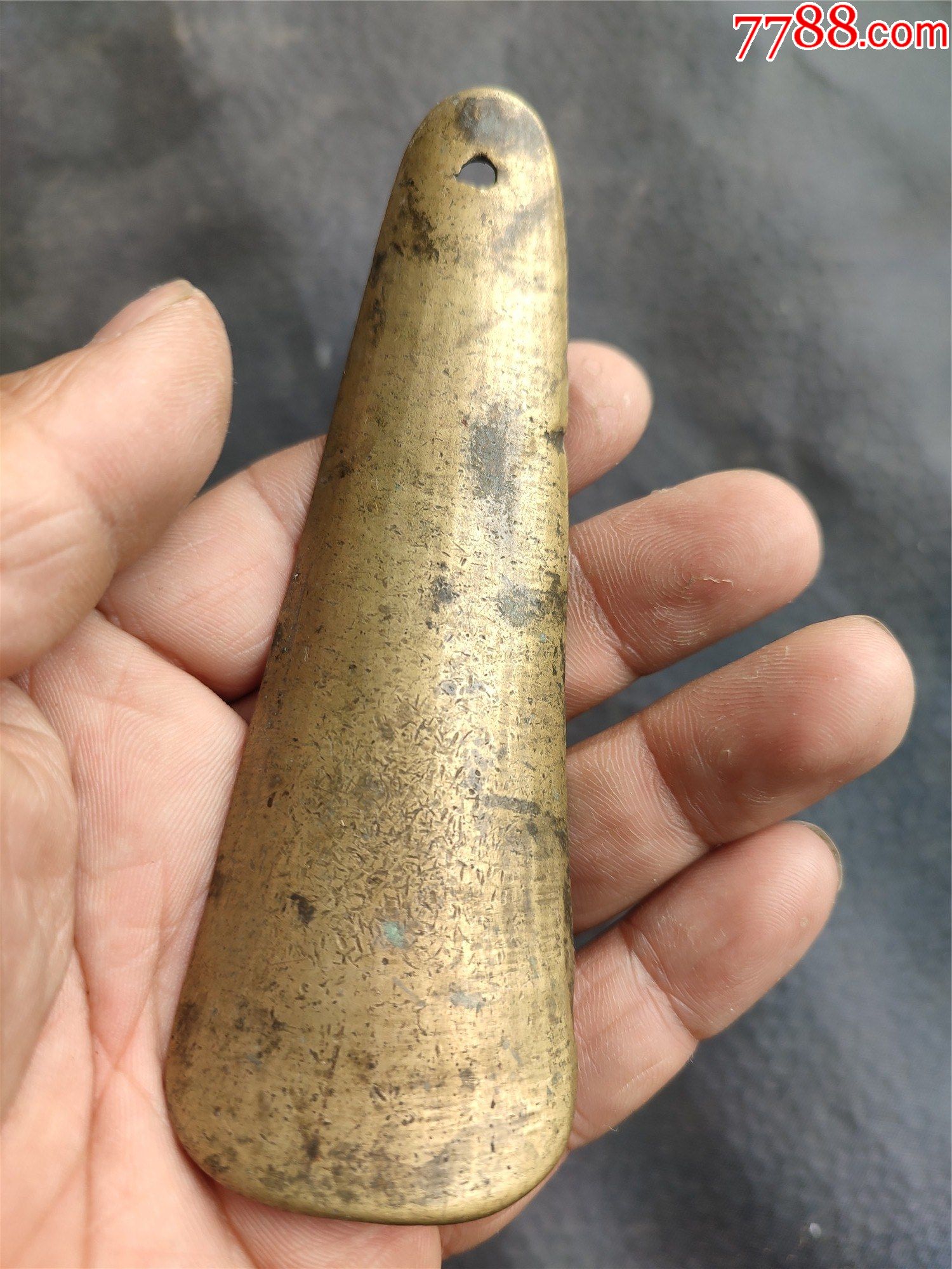 全品铜器鞋拔子,全品如图所示,请看好再拍