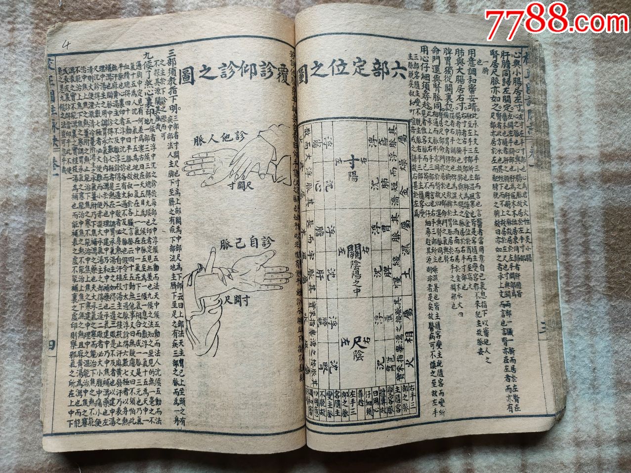 a13805,图注八十一难经一套四卷,图注脉诀一套四卷,频湖脉学只有卷一