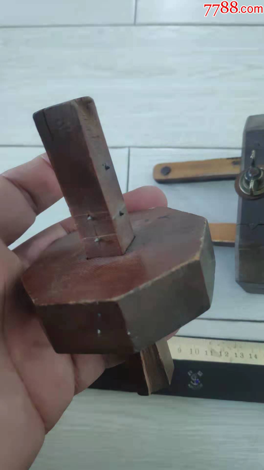 上世纪70-80年代老式木工工具一组刨子等工具2只电木.