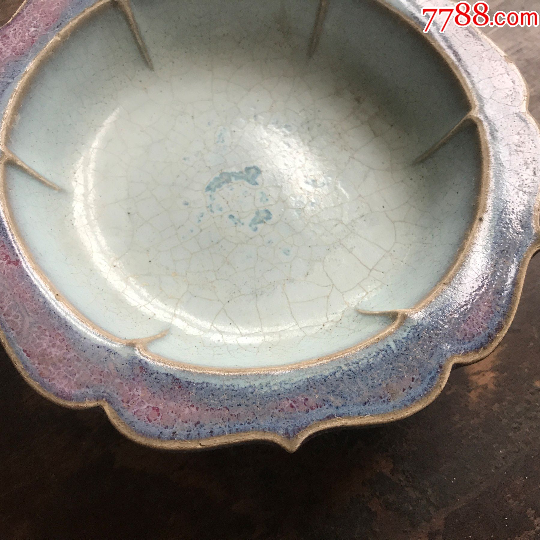 葵口钧瓷盘_花釉/窑变瓷_第10张_7788瓷器