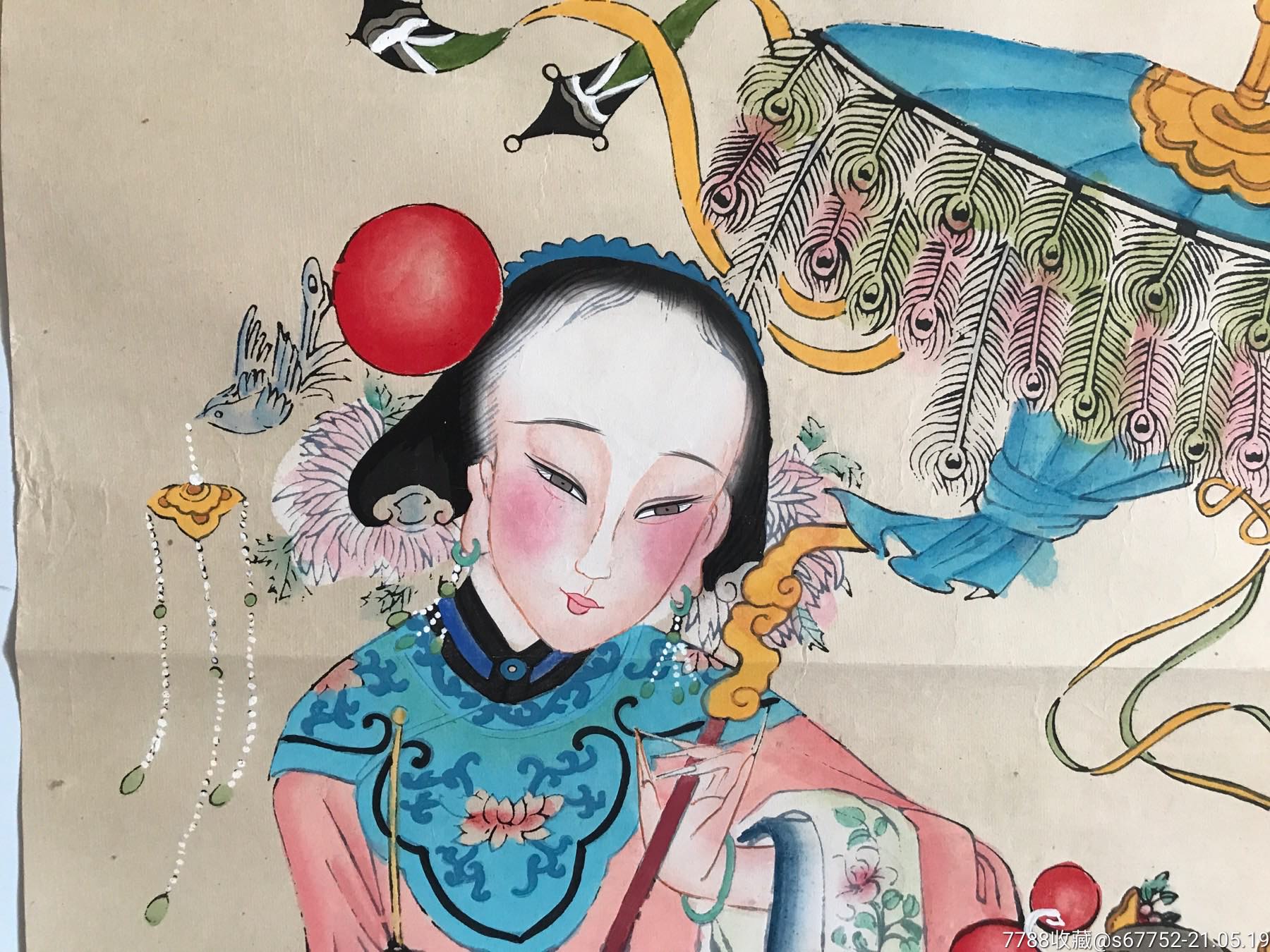 杨柳青木版年画(麒麟送子)