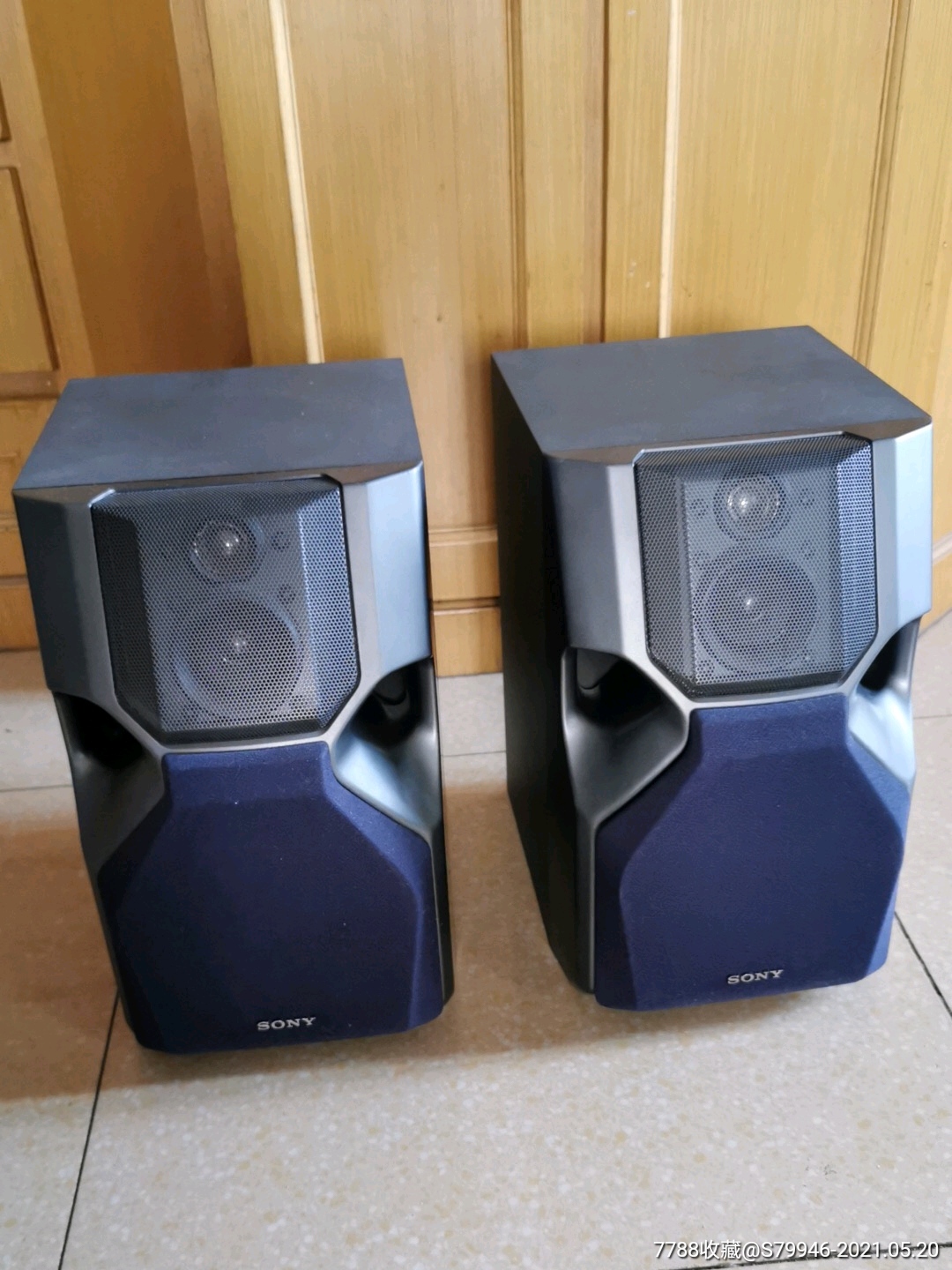 老日本索尼原装音箱