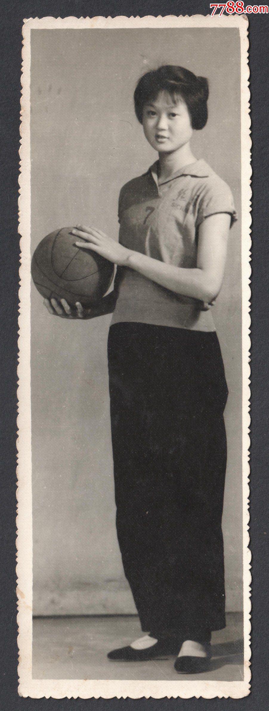 七十年代,篮球姑娘-老照片-7788老照片