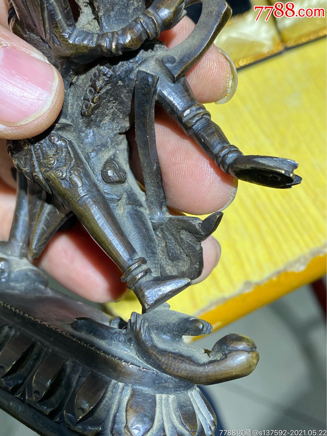 清末欢喜佛_铜像/铜佛像_第7张_7788铜器收藏