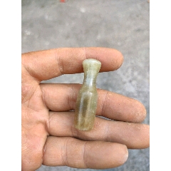 和田玉质烟嘴 /strong>_烟嘴_清朝_玉石_其他形状