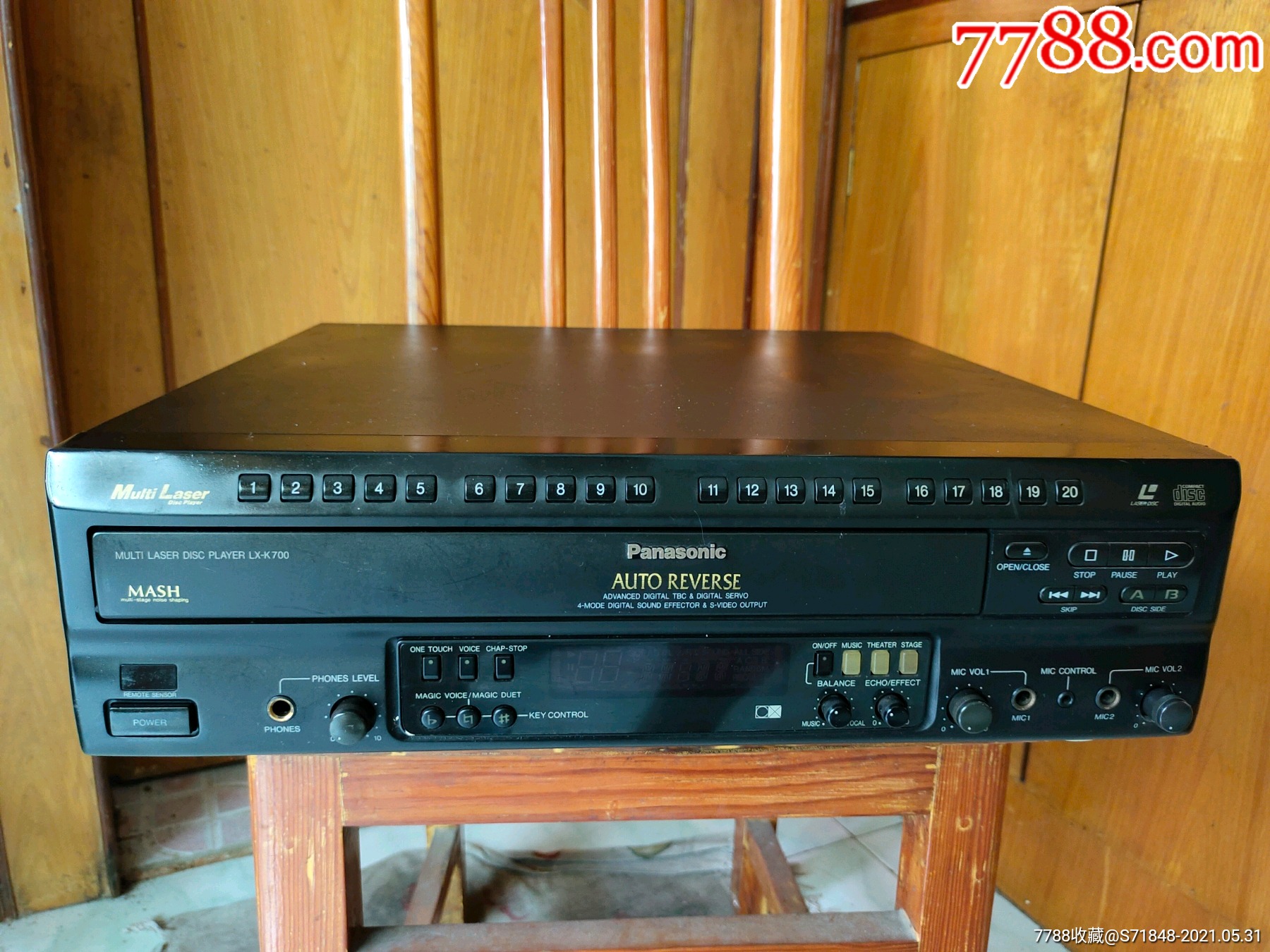 日本原装lx-k700松下大碟机影碟机