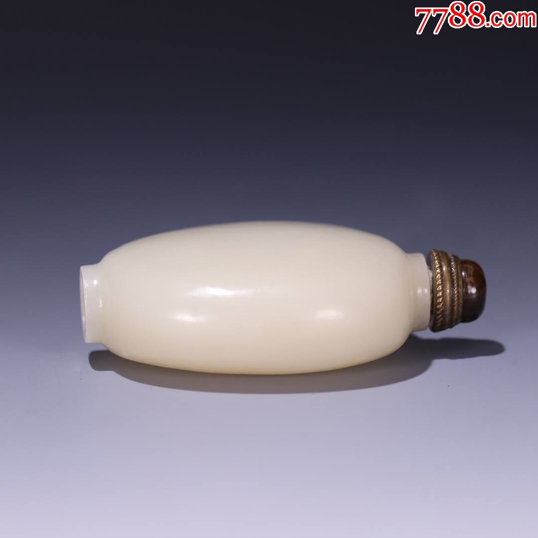 旧藏和田玉鼻烟壶_鼻烟壶_图片价格_收藏交易_7788集