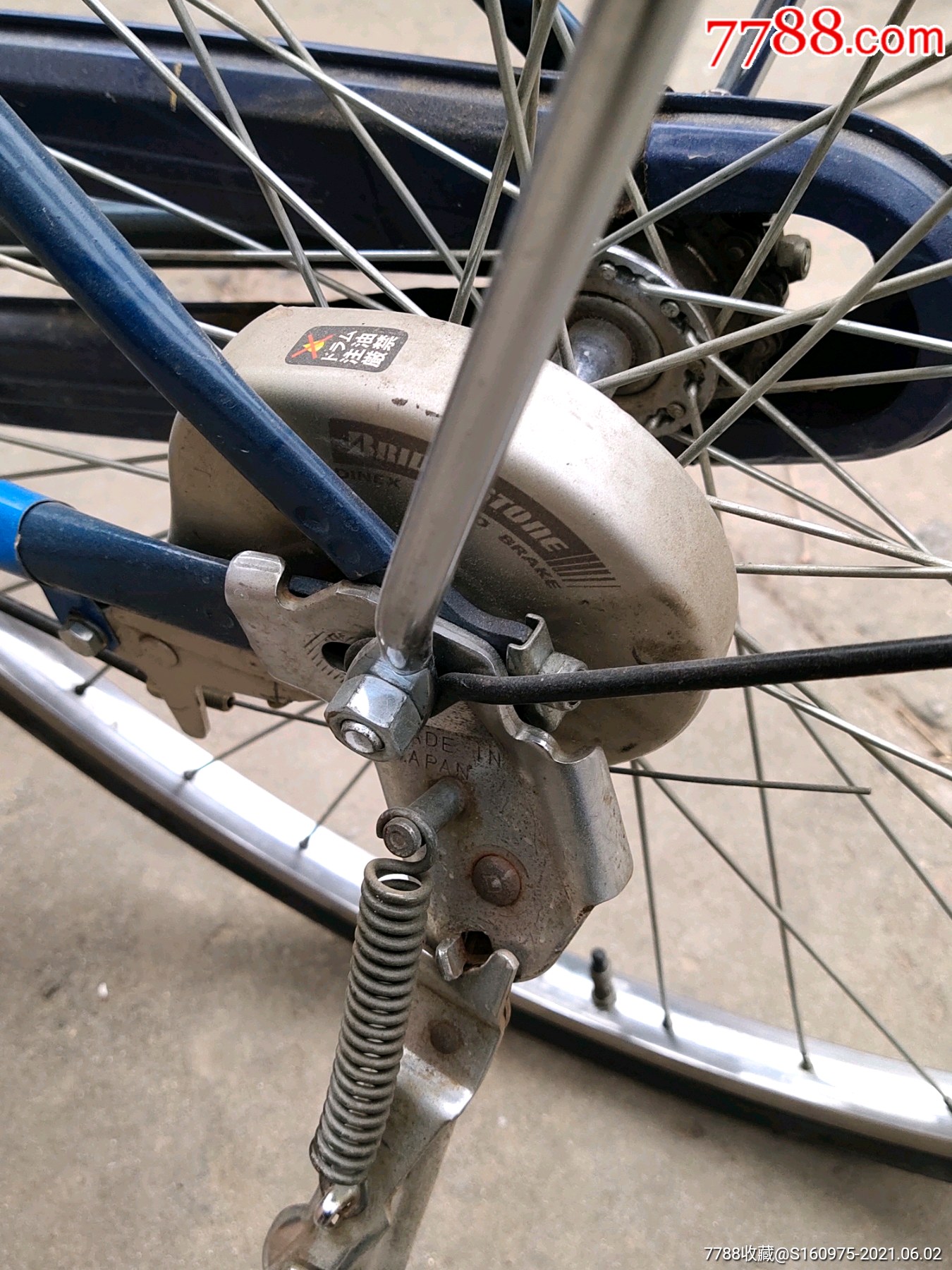 日本僧帽老自行车,9成新