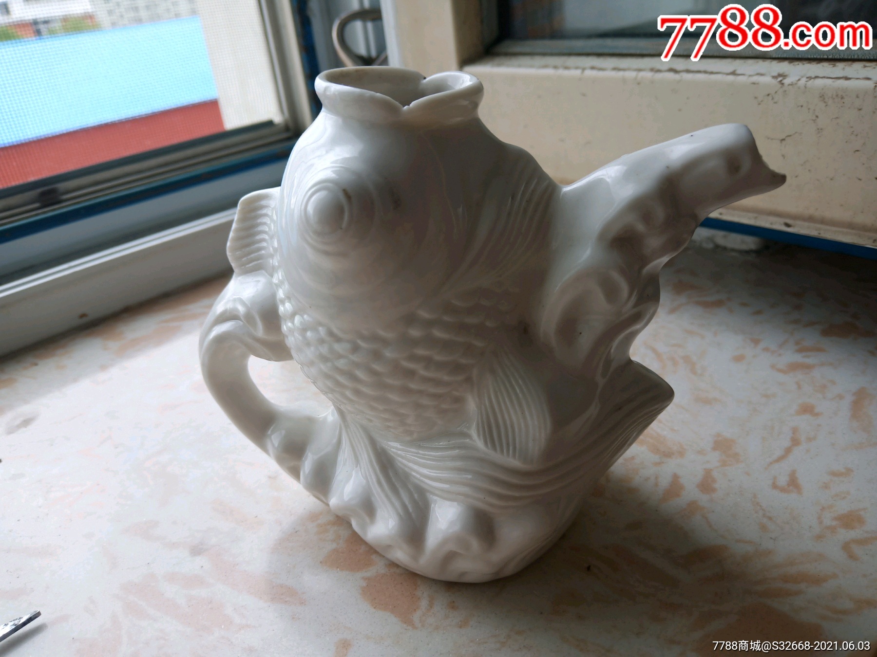 鱼形瓷壶1_茶壶_第6张_7788茶具