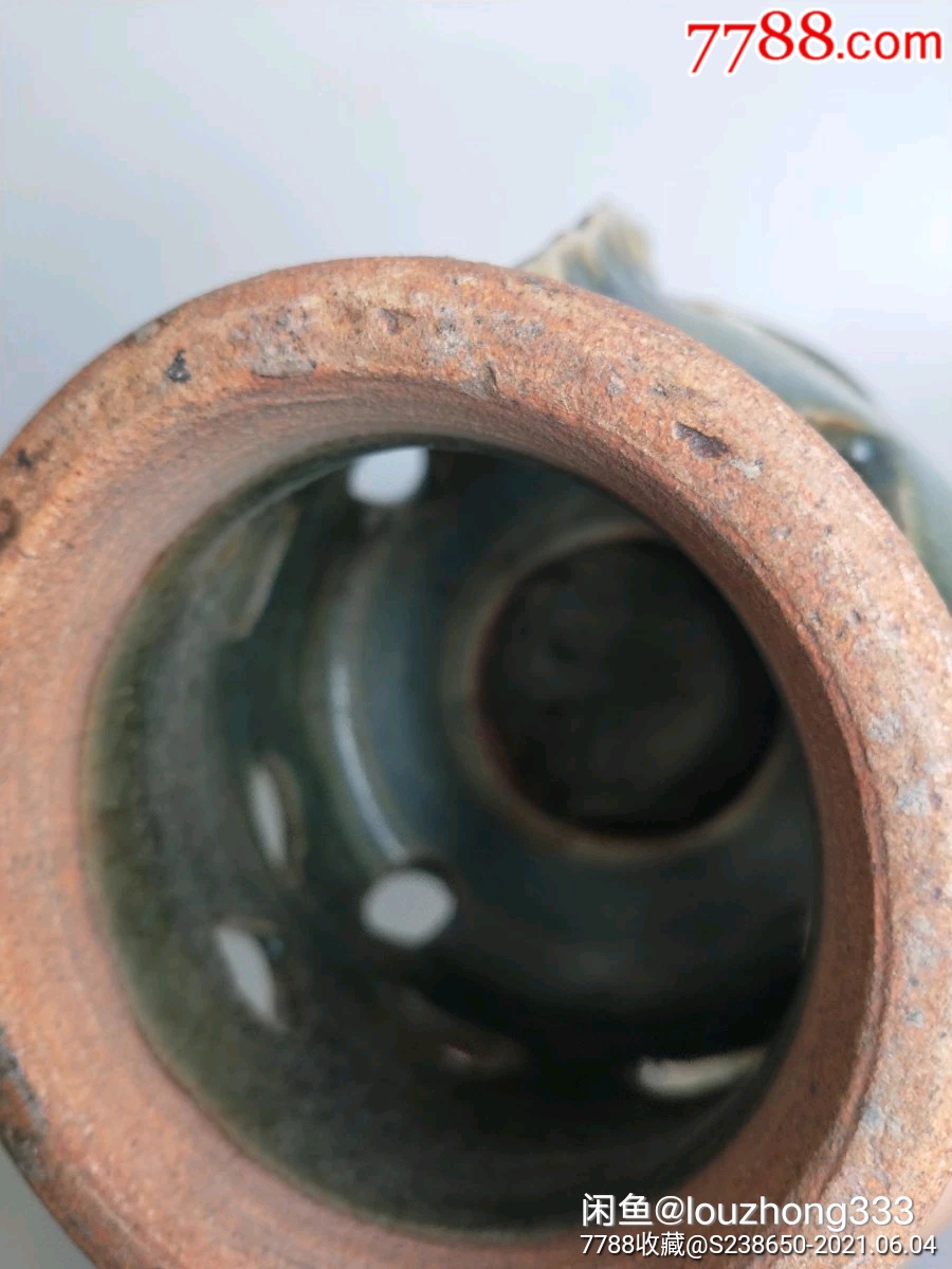 清代窑变釉梅瓶,老瓷器,老窑瓷器,老青花瓷器