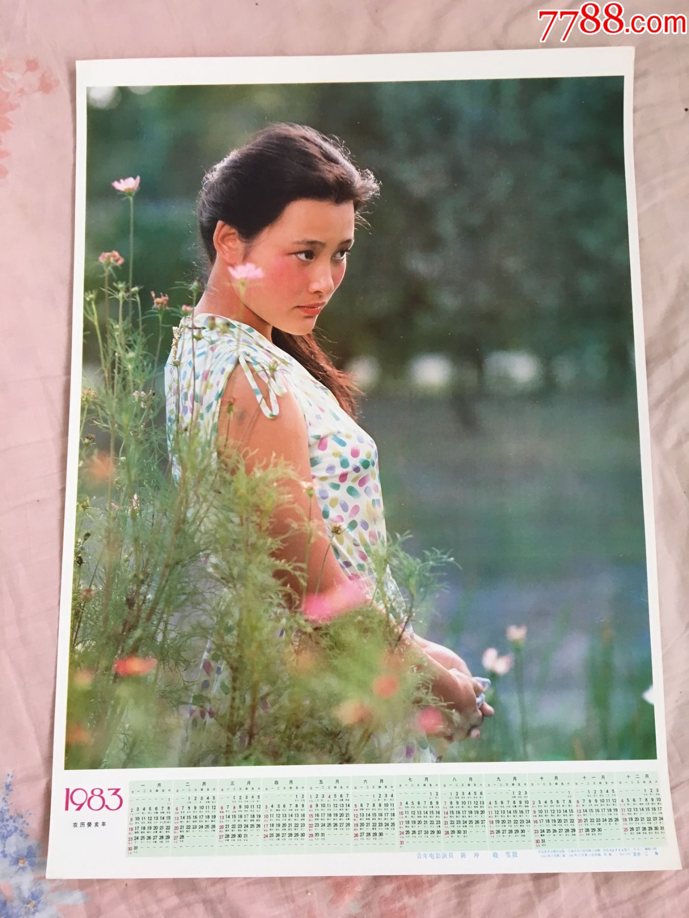 80年代美女年历——陈冲_价格80元【爱连书苑】_第1张_7788收藏__收藏