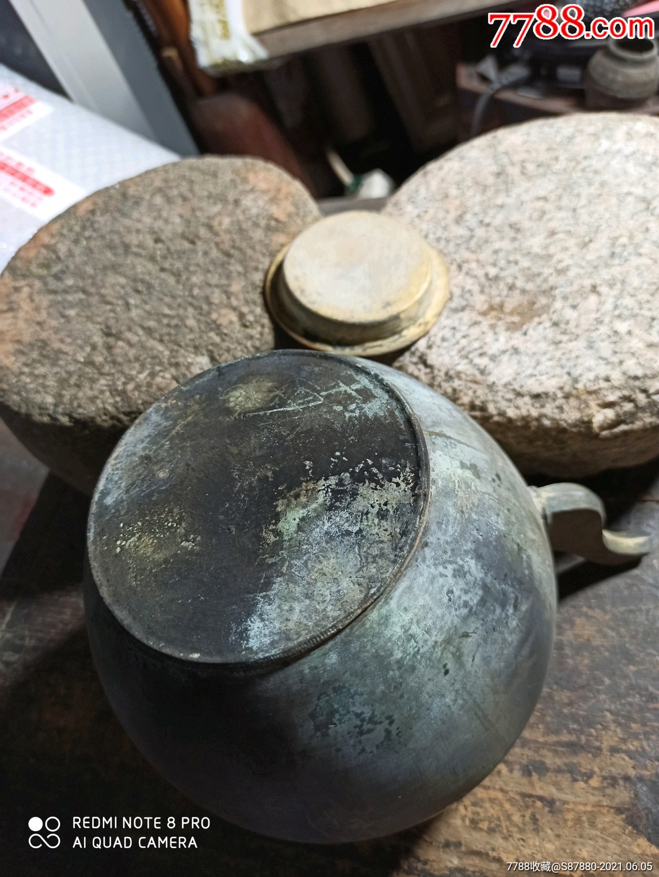 清代水煮铜茶壶