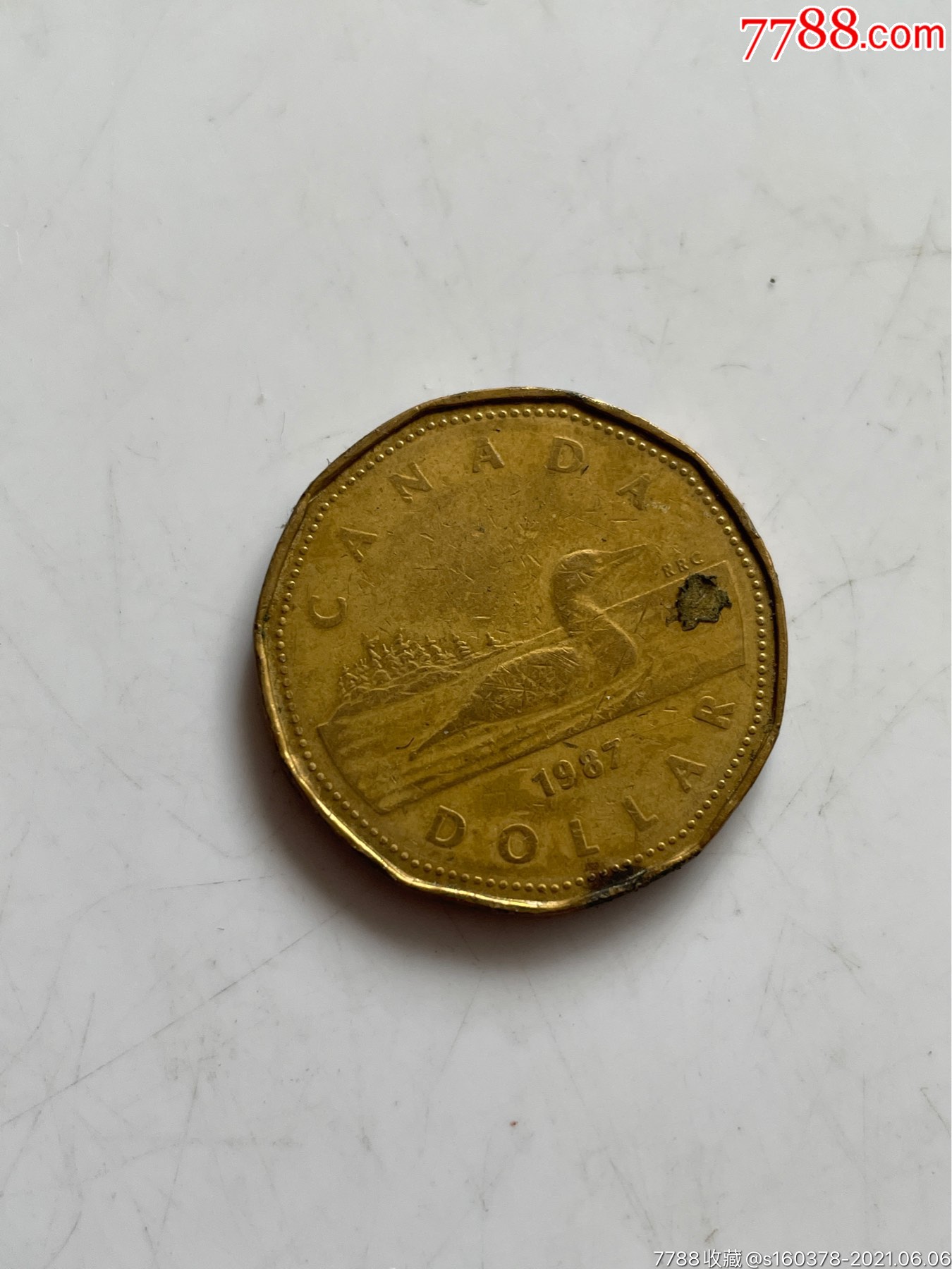 1987年加拿大1元硬币外国硬币