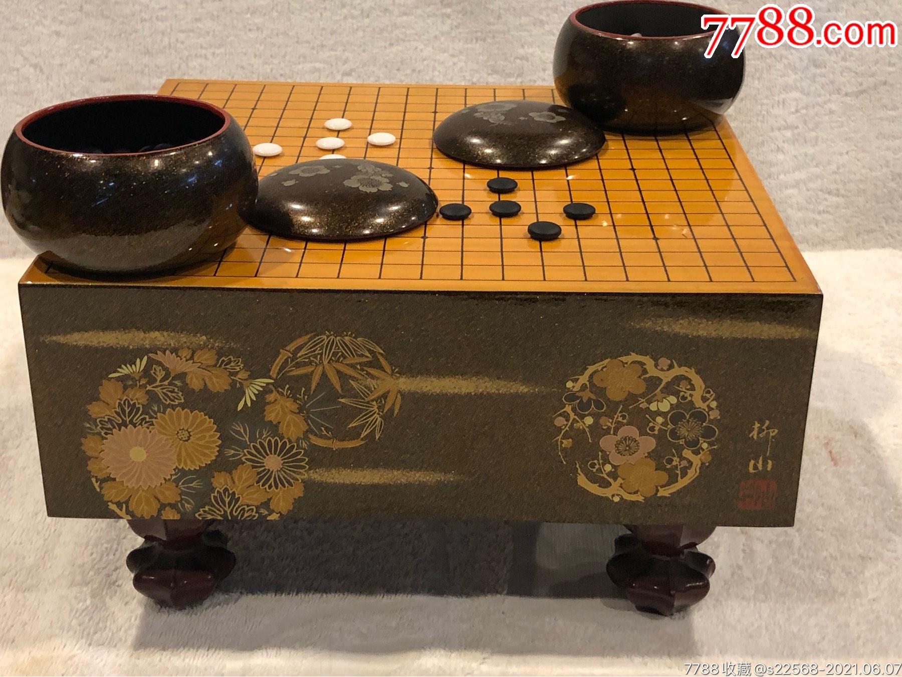 日本围棋-围棋/棋罐-7788旧家具收藏