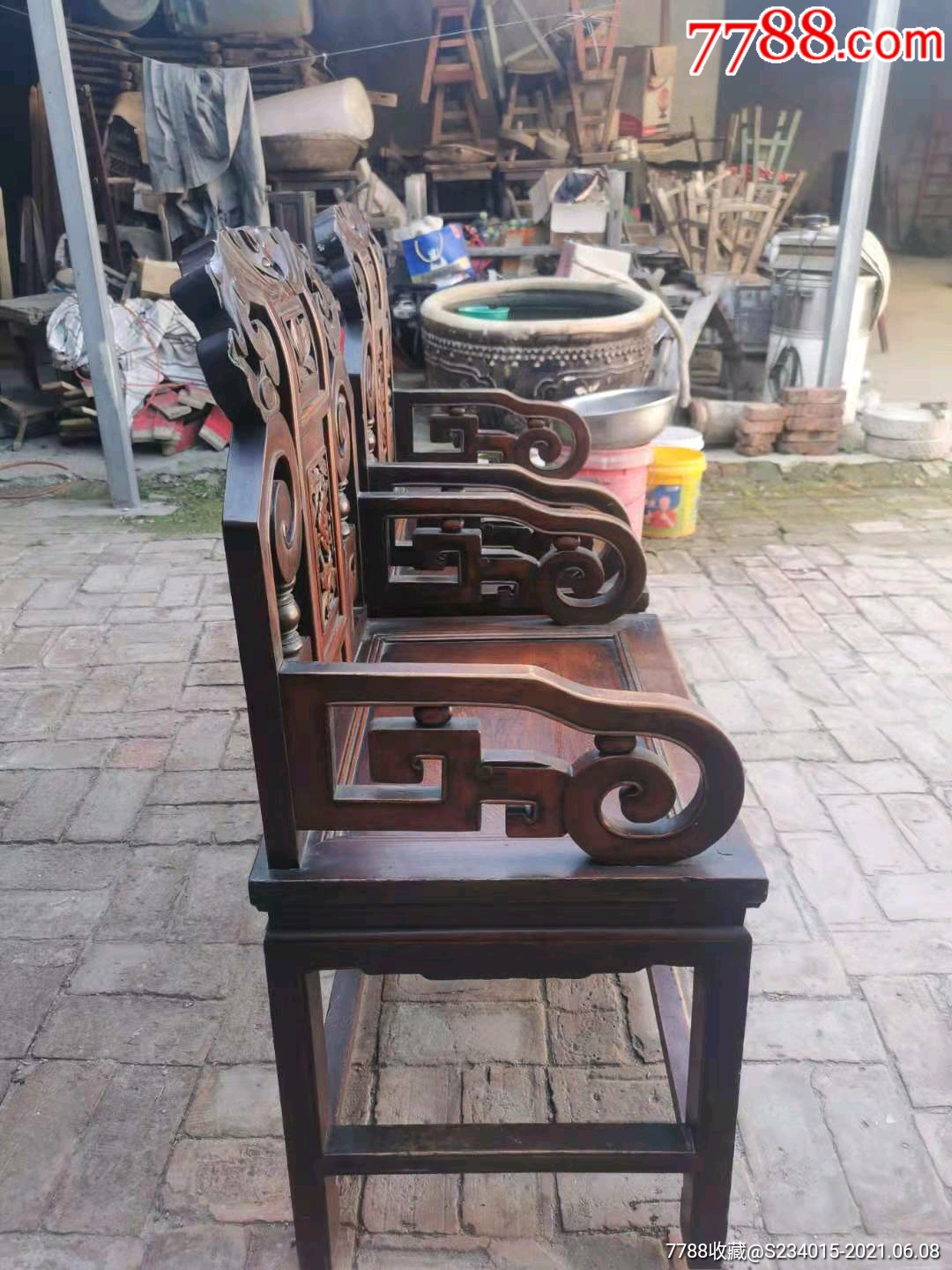 民国时期,榆木太师椅