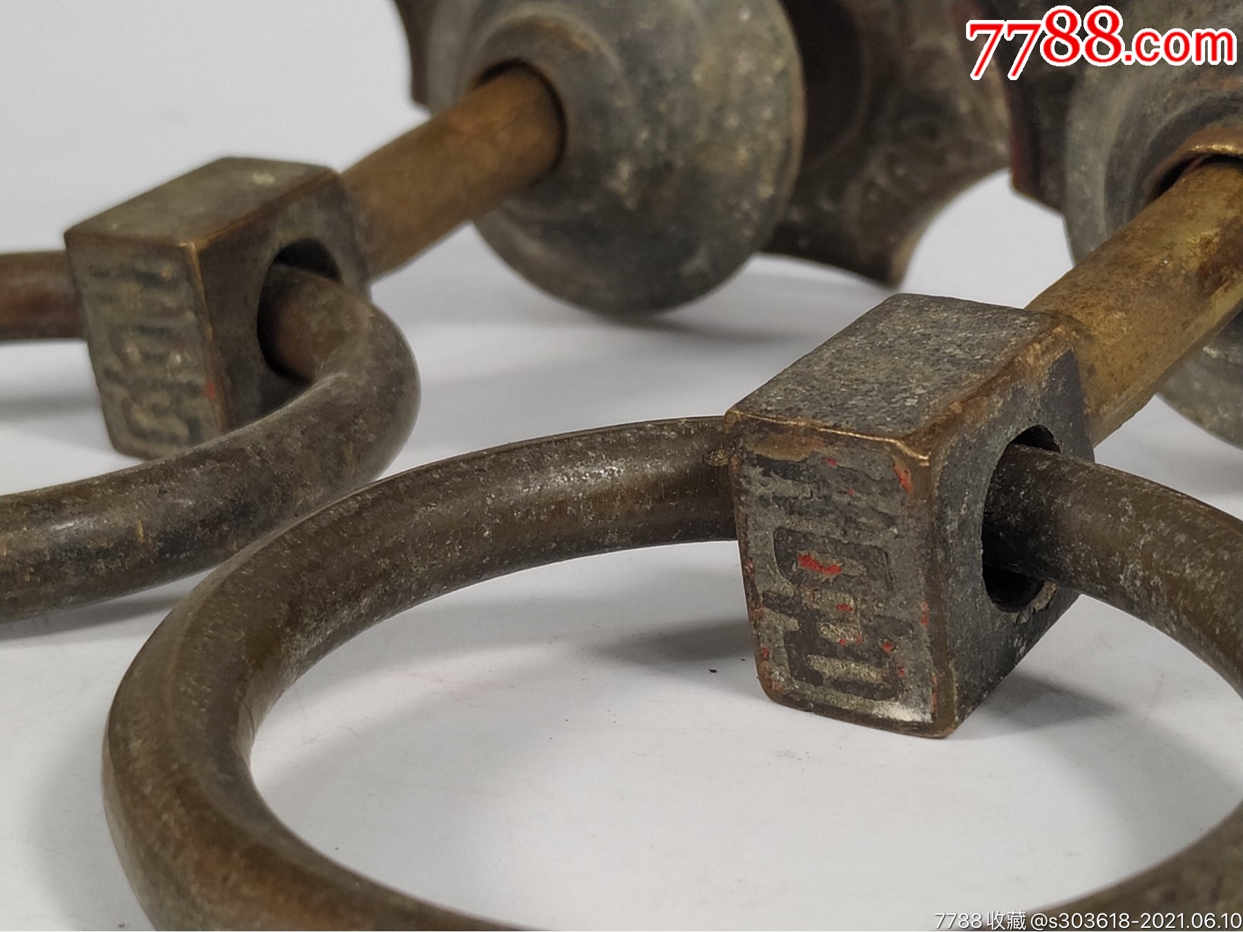明代铜门环
