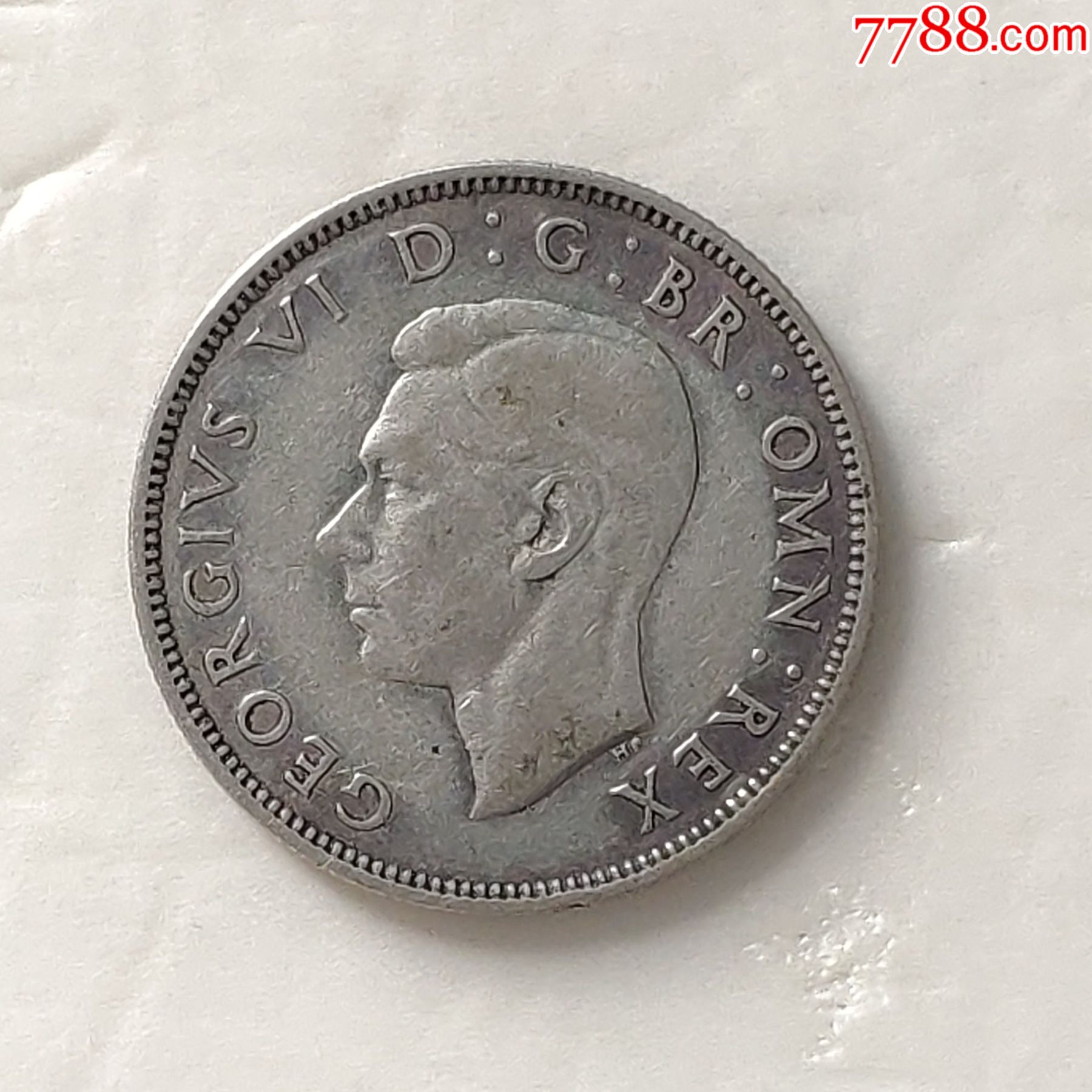 英国1940年2先令1弗罗林乔治六世硬币银币