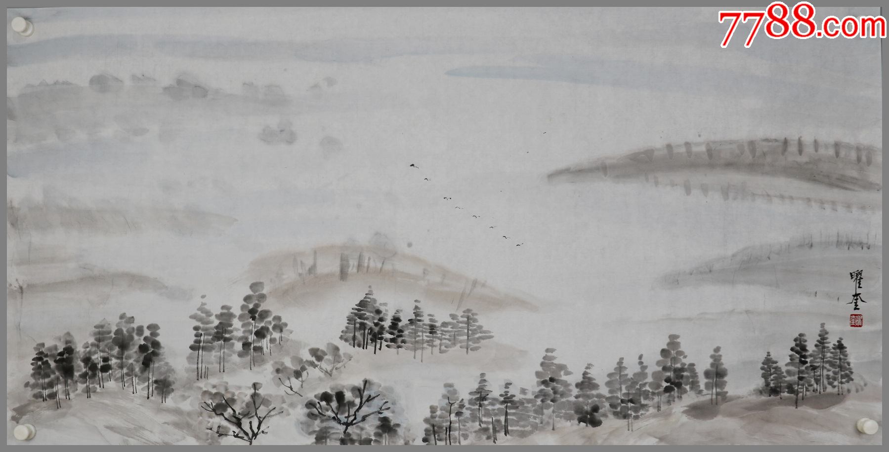 颜文梁,刘海粟等大师,中国当代著名艺术家)山水画