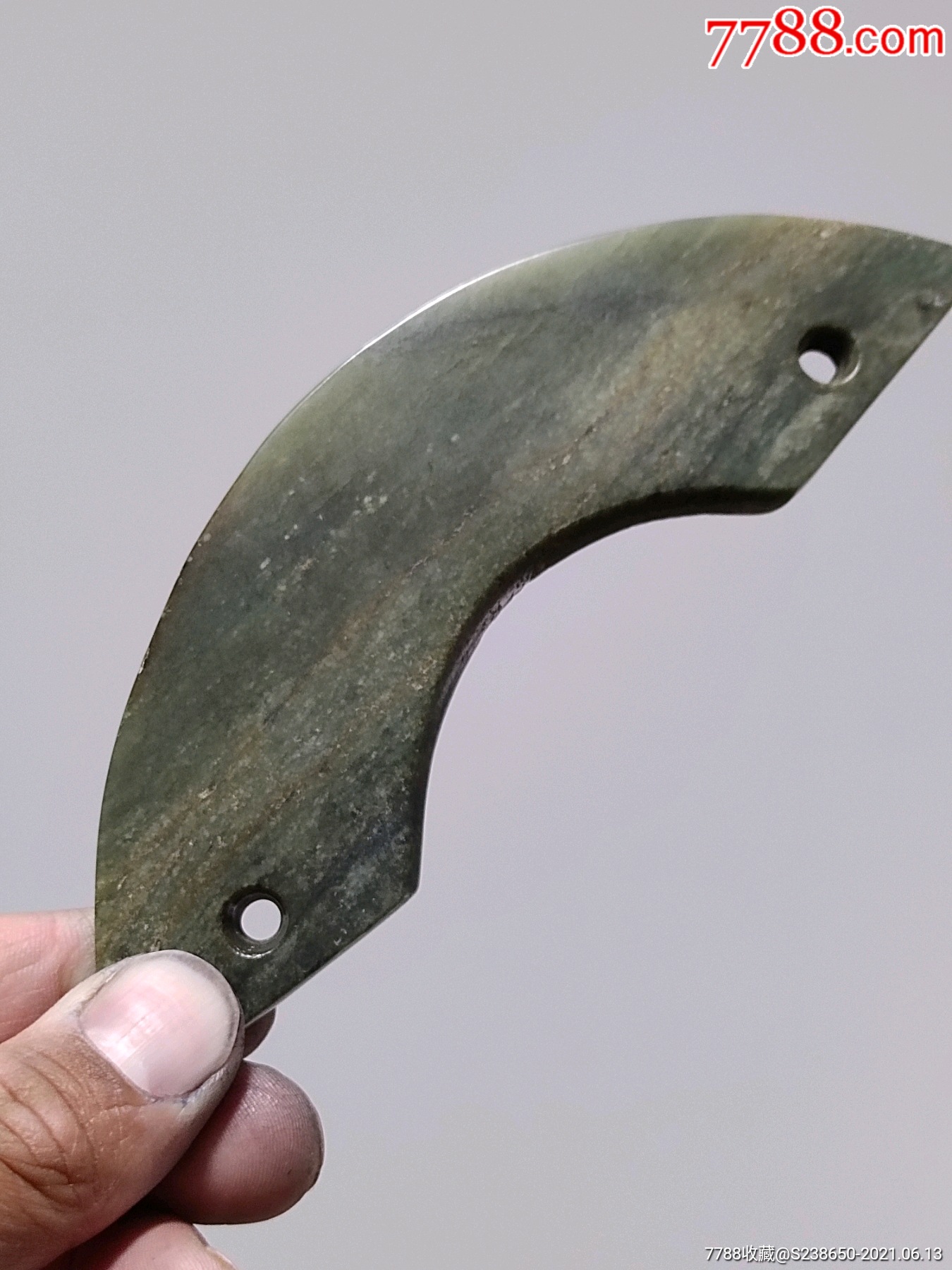 汉代老玉璜,老玉,高古玉_和田玉_图片鉴赏_收藏价格_7788铜器收藏