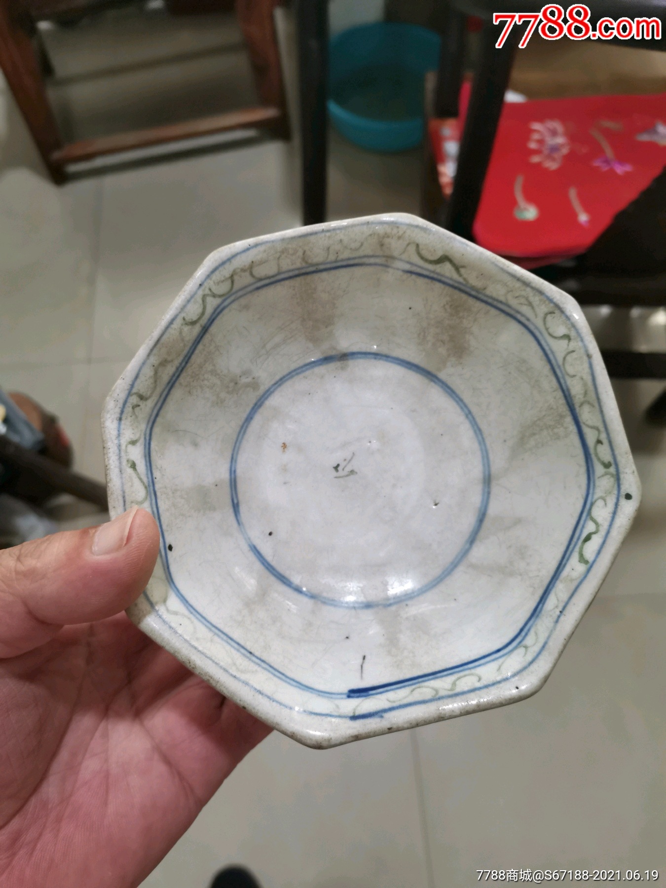 民国八角碗