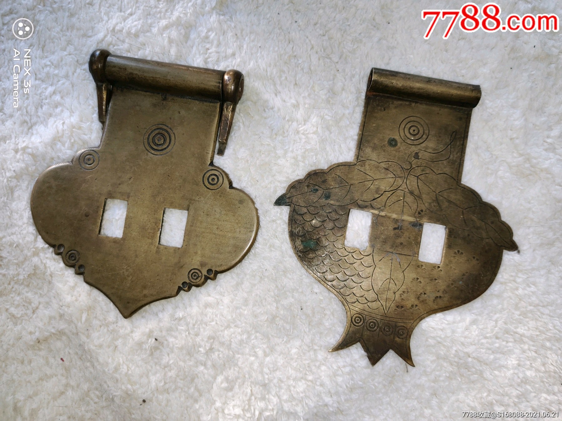 民国时期百年民俗怀旧古董老物件老铜器老铜锁扣老铜配件古铜杂件早期