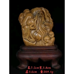 精品寿山老岭石土地公