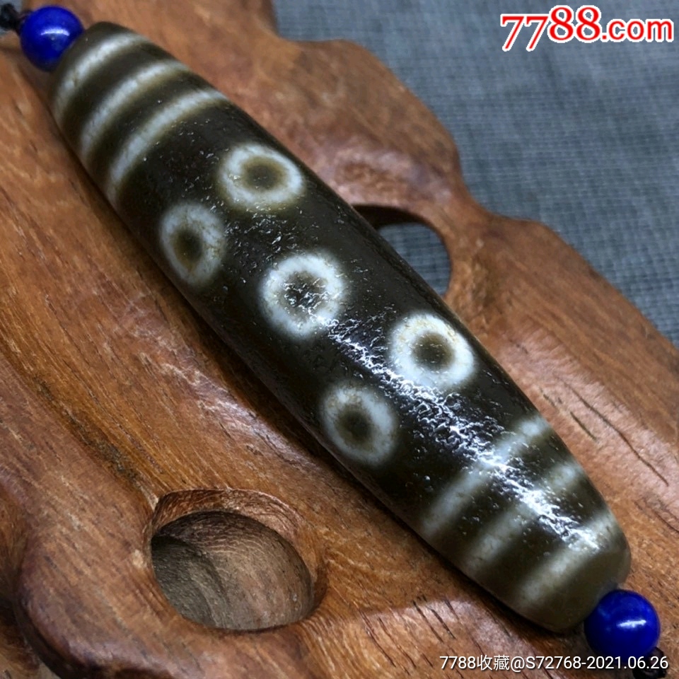 藏区回流老料高油包浆十一眼天珠