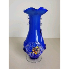 老琉璃蓝色花瓶(se81066507)_7788收藏__收藏热线
