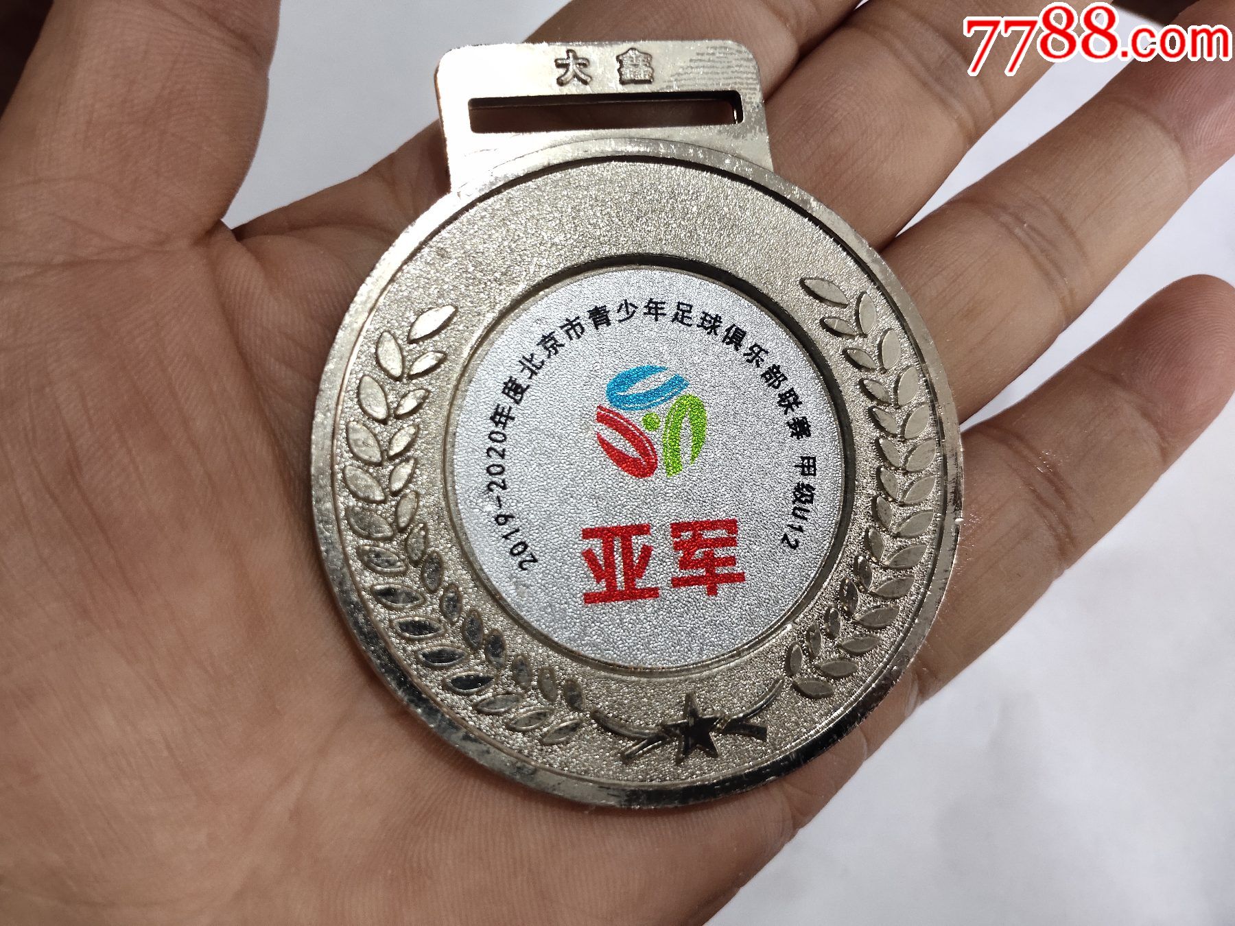 2019-2020年度北京市青少年足球俱乐部联赛亚军奖章_第2张_7788徽章