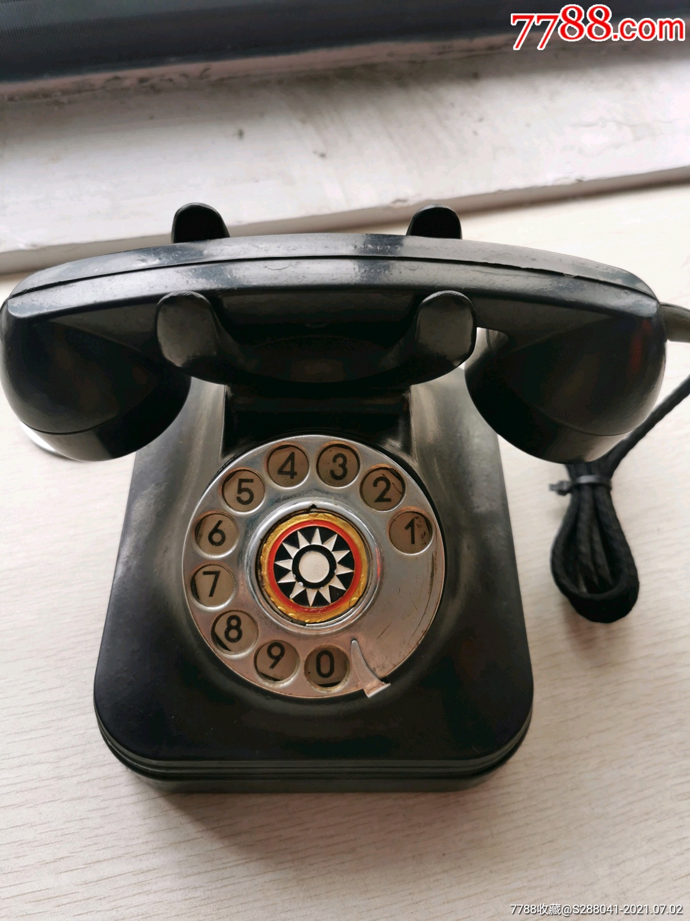 七八十年代老拨号电话机收藏品一线农村民俗老物件古玩古董摆件