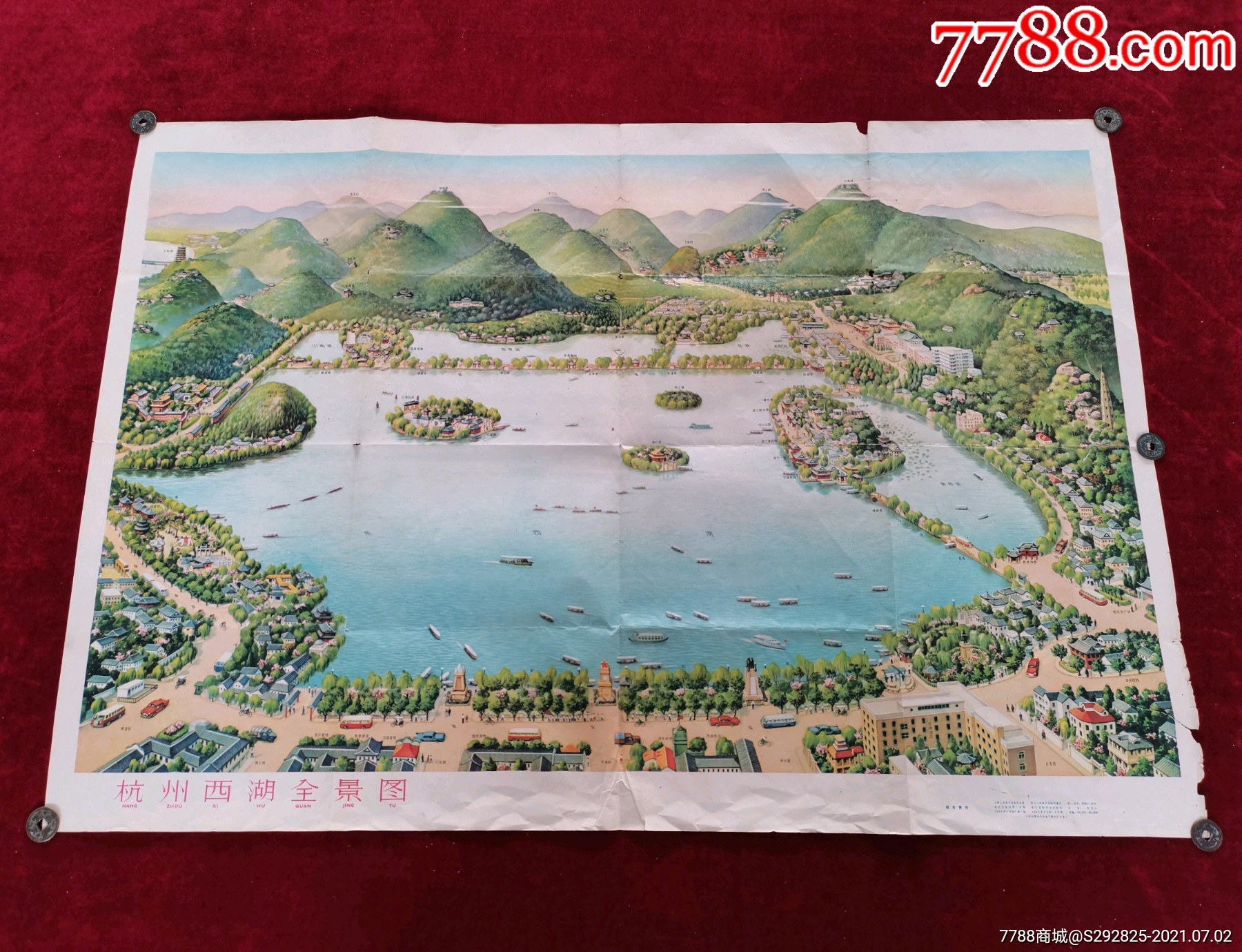 杭州西湖全景图