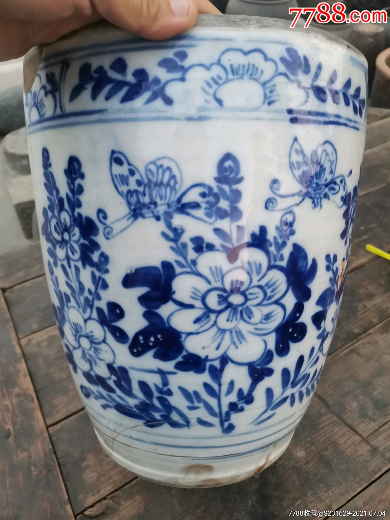 青花瓷画缸_价格580元【贤悦阁】_第1张_7788收藏__收藏热线