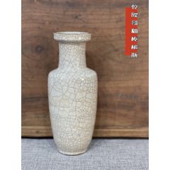 hb0345晚清漳州窑哥釉竹节香炉