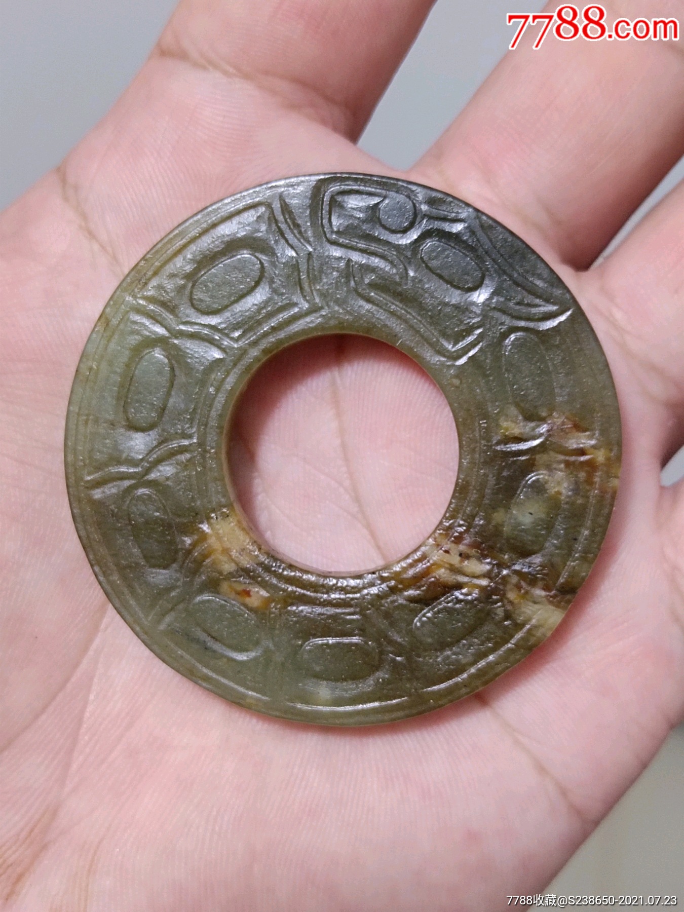 战汉时期老玉环,老玉,高古玉_价格358元【紫耘楼】_第1张_7788收藏