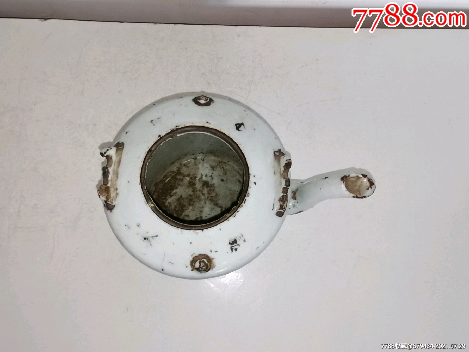 金玉珍藏底款人物壶一把余钊作稀少具体看简介