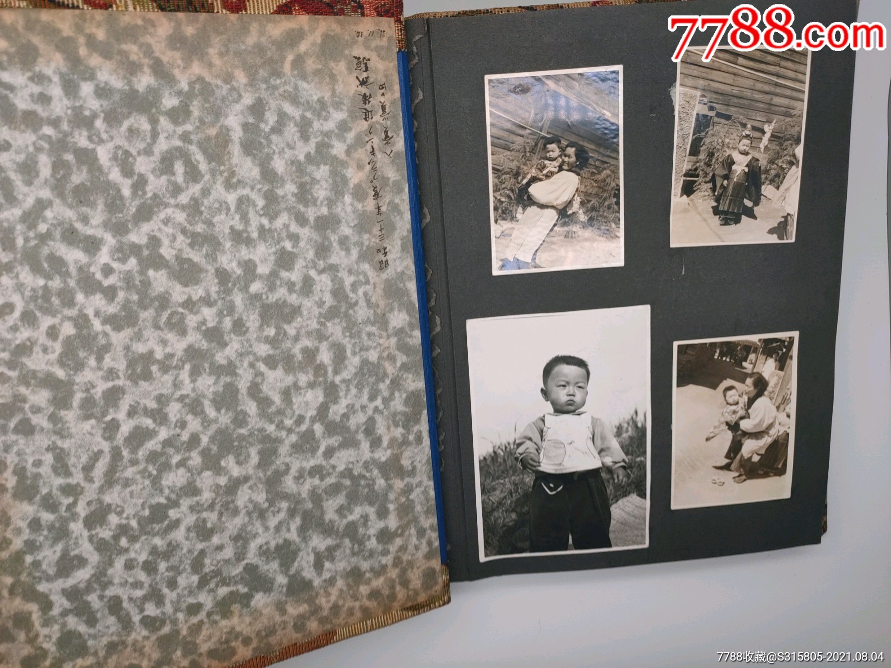 日本家庭相册老照片黑白照人物写真家庭生活风景照儿童照片老相册