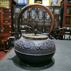大铁壶一把铁茶壶古玩杂项收藏品怀旧民俗老物件古董茶具茶道用品