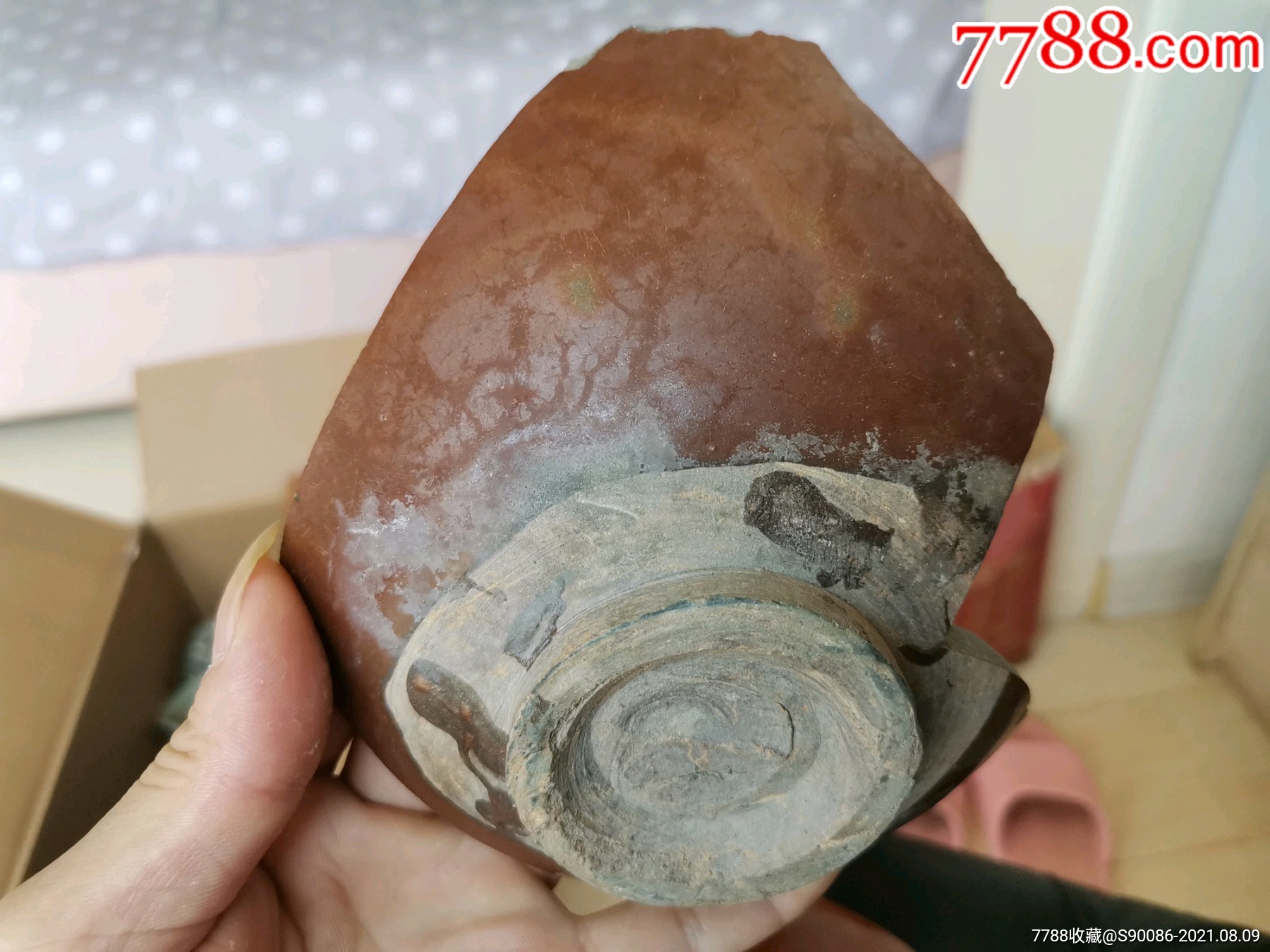 宋耀州窑红耀州大碗标本_瓷片_第2张_7788瓷器