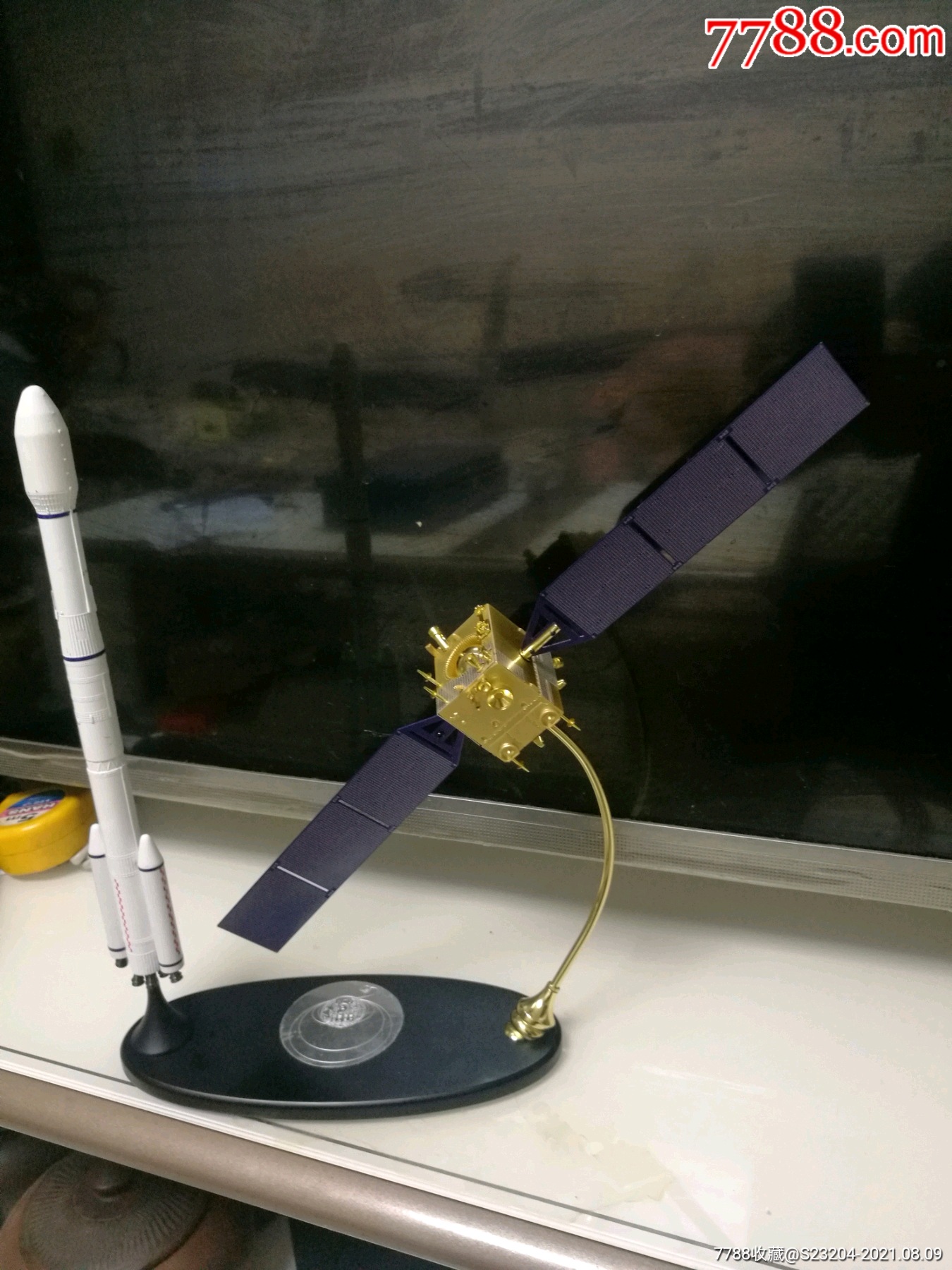 嫦娥二号火箭卫星模型嫦娥2号探月卫星模型(全金属)_飞机/航天模型_第