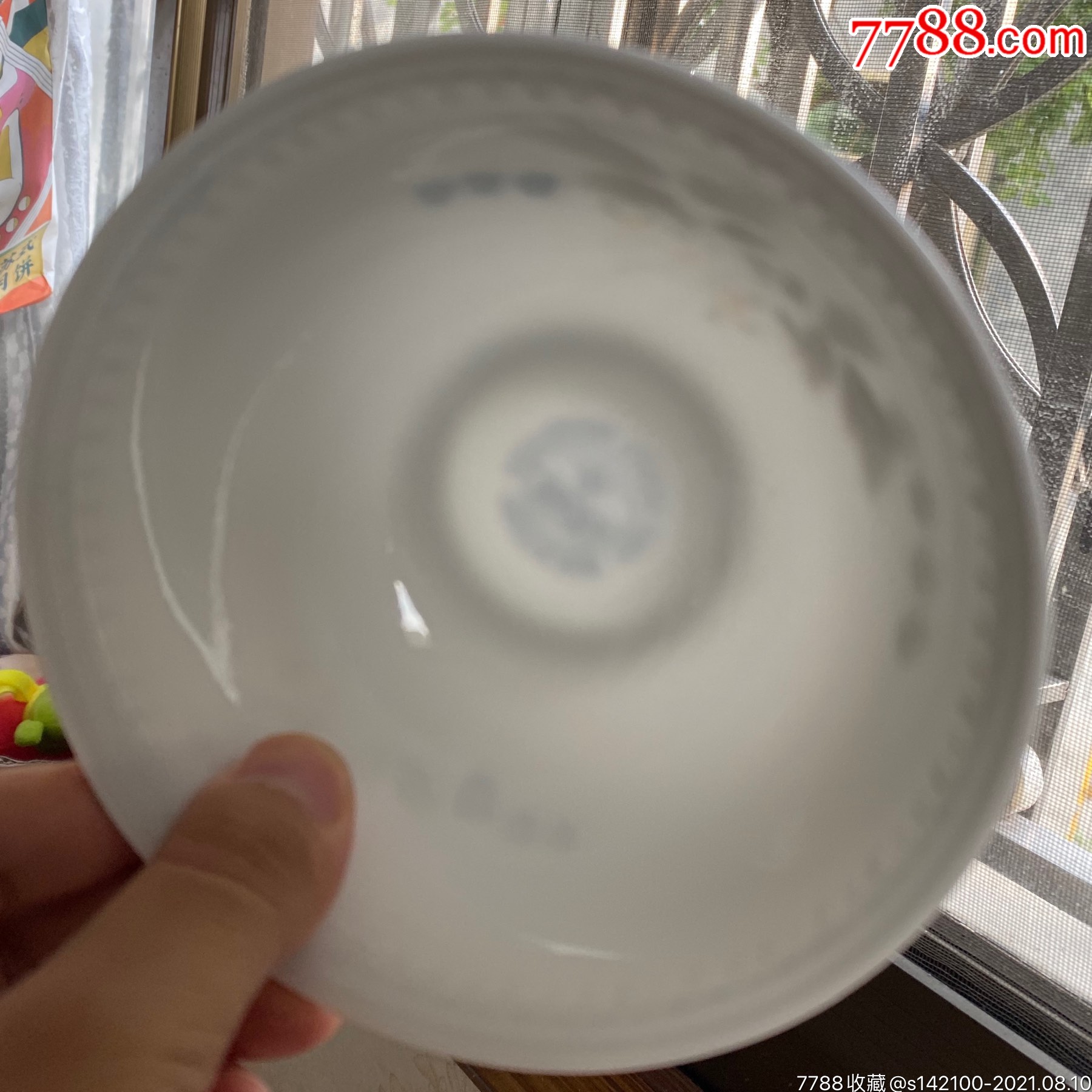 醴陵瓷器釉下五彩手绘薄胎饭碗_彩绘瓷/彩瓷_收藏价格