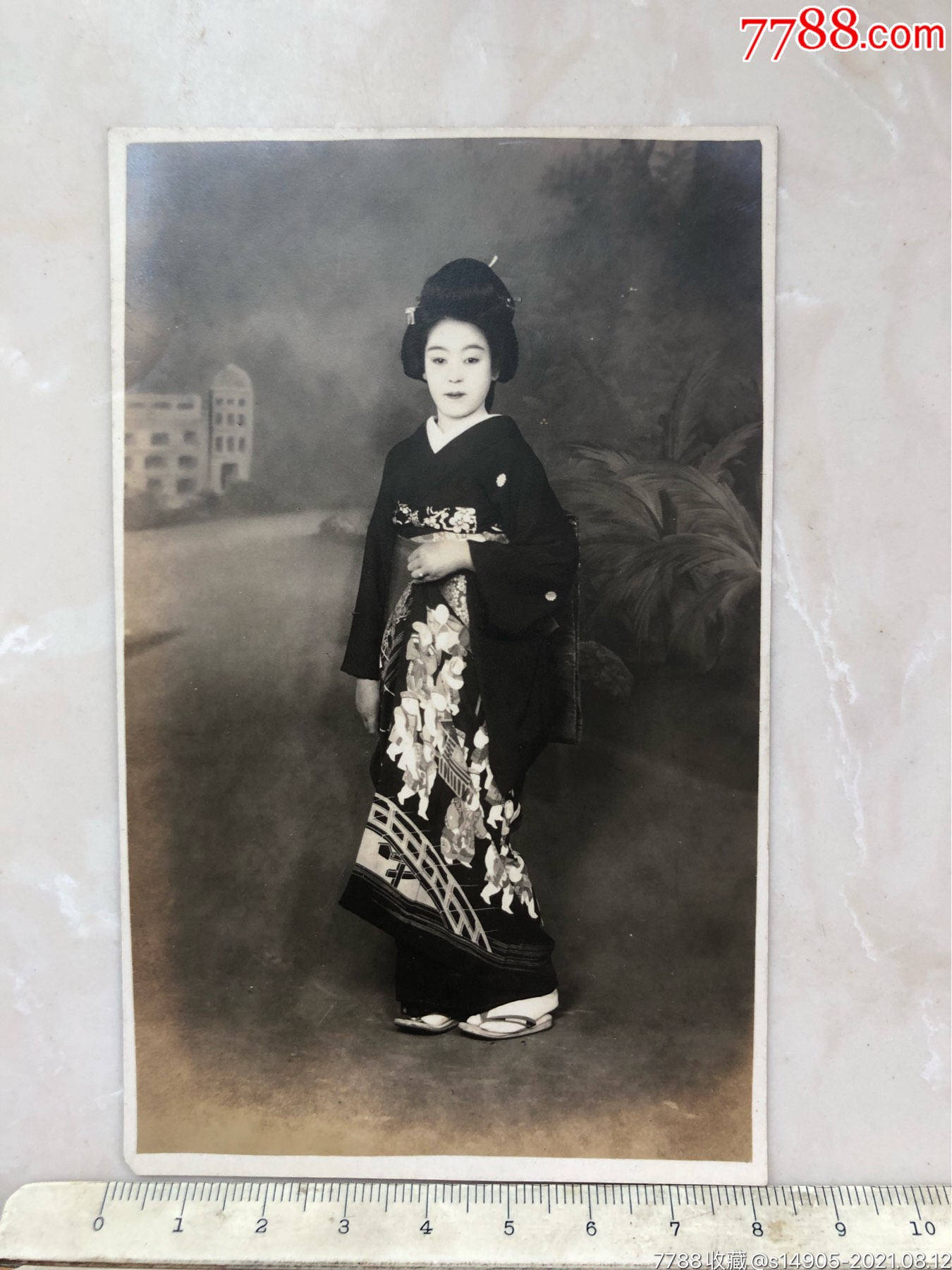 民国时期日本和服美女原版老照片!