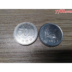  strong>韩国硬币500韩元5枚 /strong>_外国钱币_亚洲钱币_普通币/钞