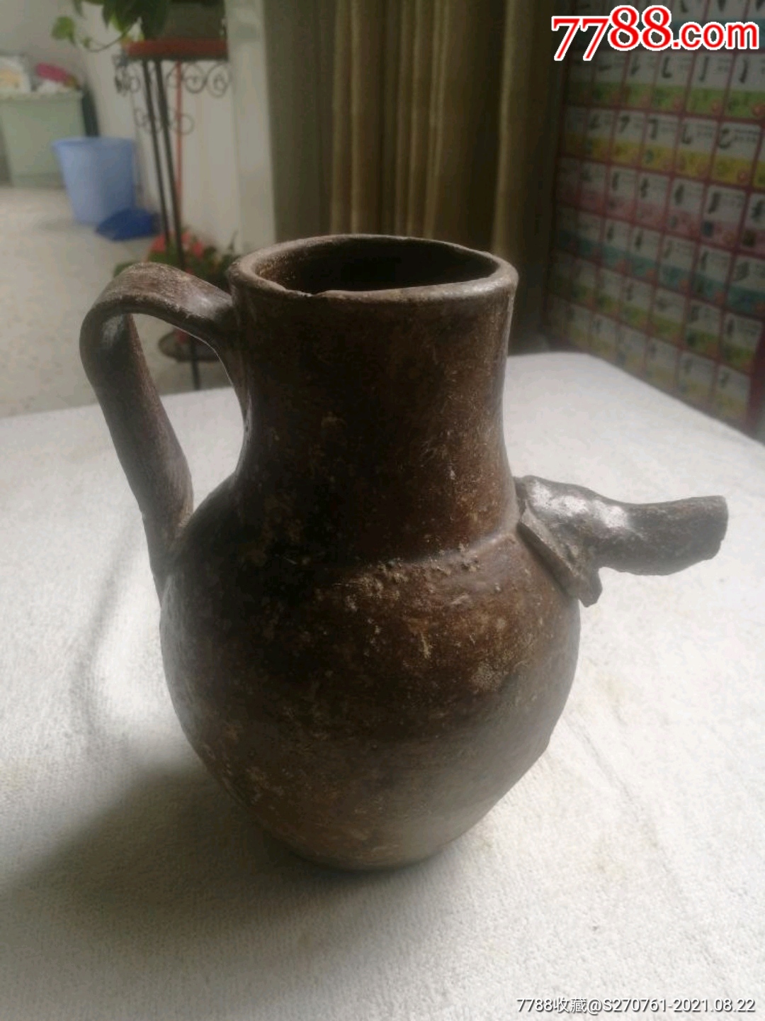 唐代酱釉执壶(标本)_价格360元_第1张_7788收藏__收藏热线