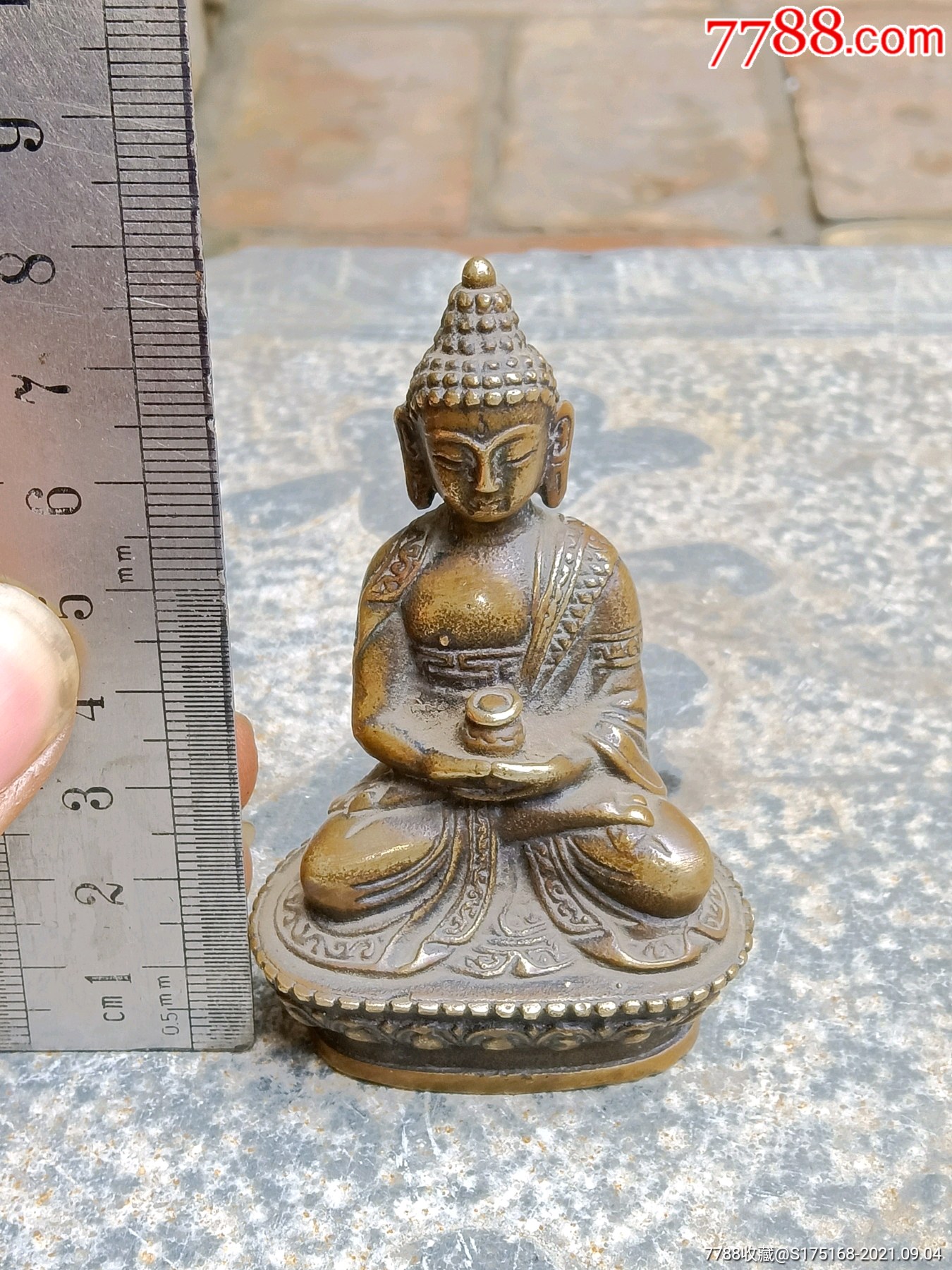 乡下收的老铜佛像