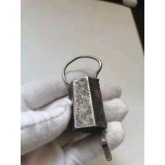 清代老银花篮链子-价格:589元-se83237035-银锁/银