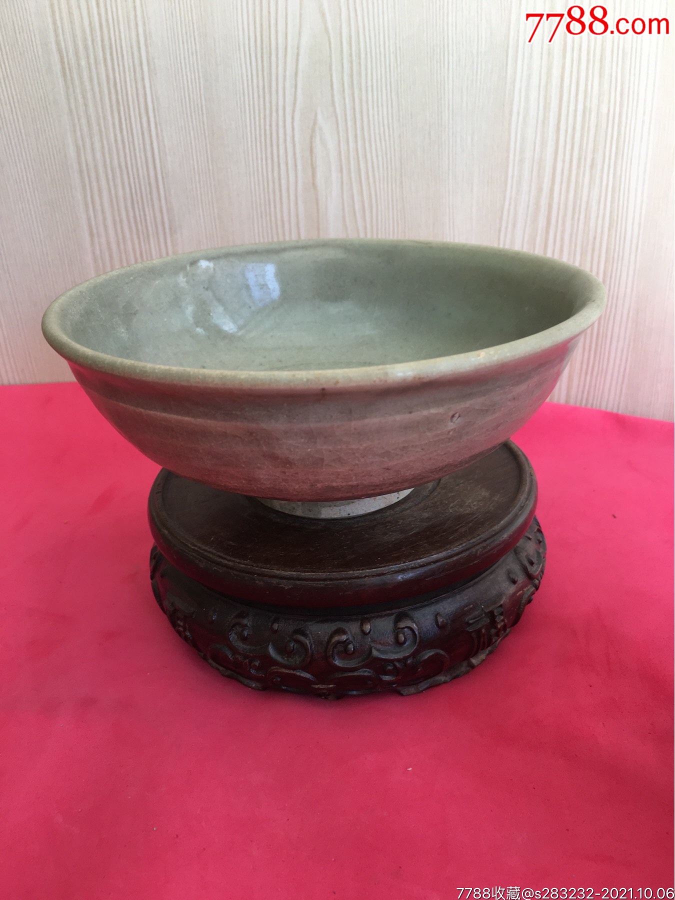 明代龙泉青瓷花卉碗_价格889元_第1张_7788收藏__收藏热线